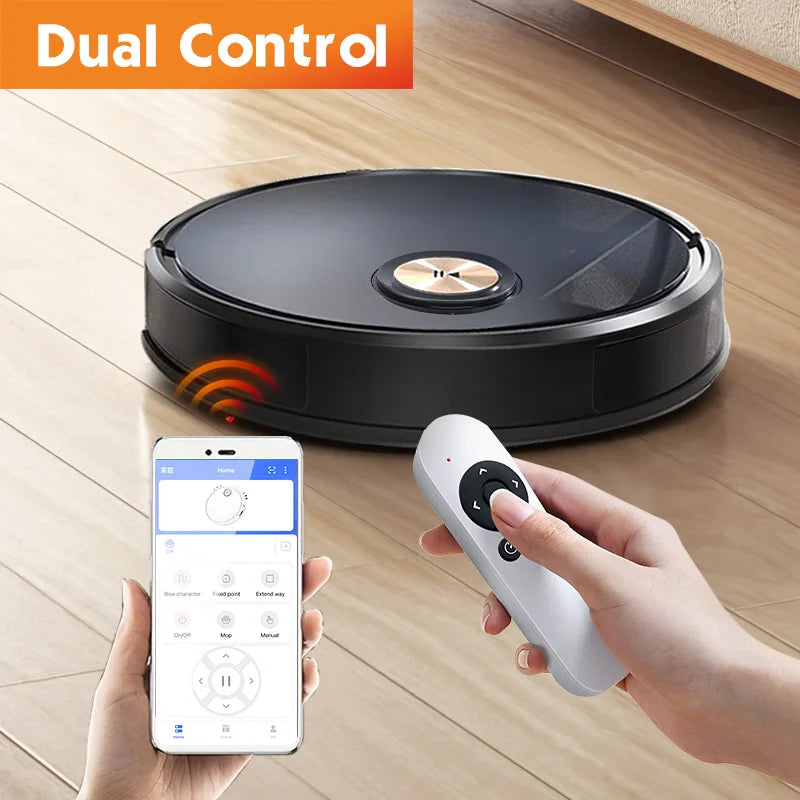 Smart robot vacuum cleaner with APP remote control, suitable for busy families, multi-functional floor cleaning sweeper