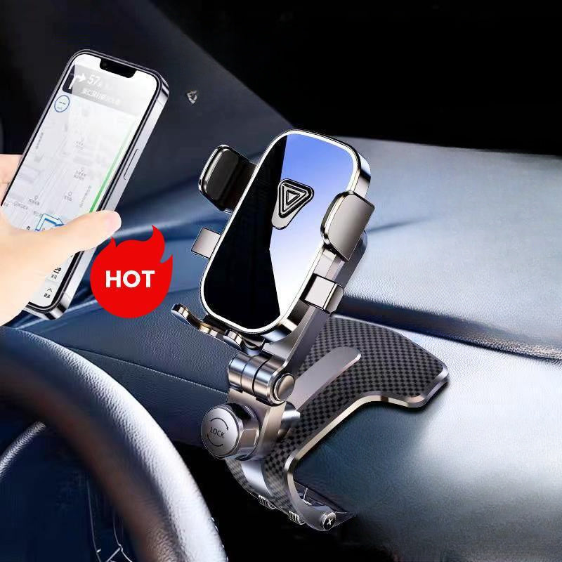 [Popular Choice] 1pc 5th Generation Phone Car Mount, New Dashboard Mount, Multifunctional Universal Car Navigation Holder, Anti-Shake Design