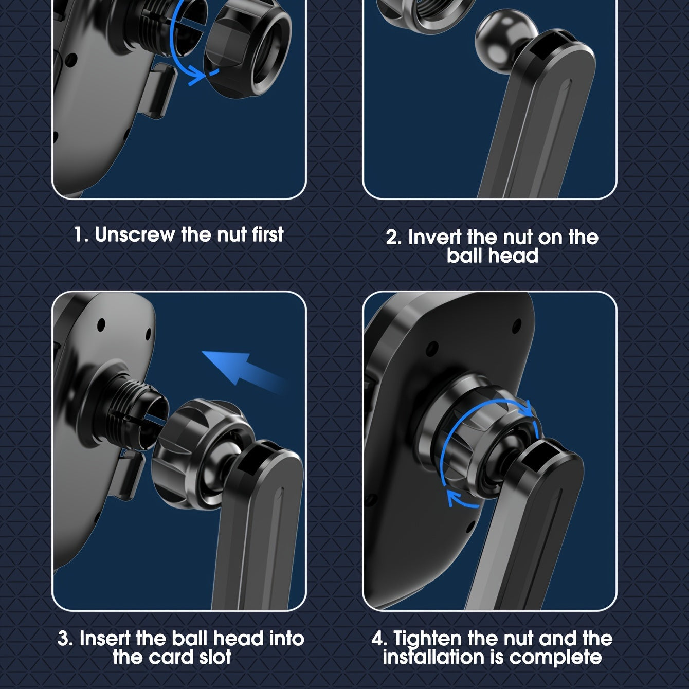 [Popular Choice] 1pc 5th Generation Phone Car Mount, New Dashboard Mount, Multifunctional Universal Car Navigation Holder, Anti-Shake Design