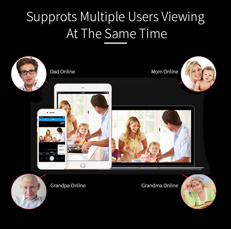 Smart Life Wireless Camera IP HD Tuya Human Auto Tracking Cctv Security Surveillance Color IR Night Vision Indoor Wifi Home Cam