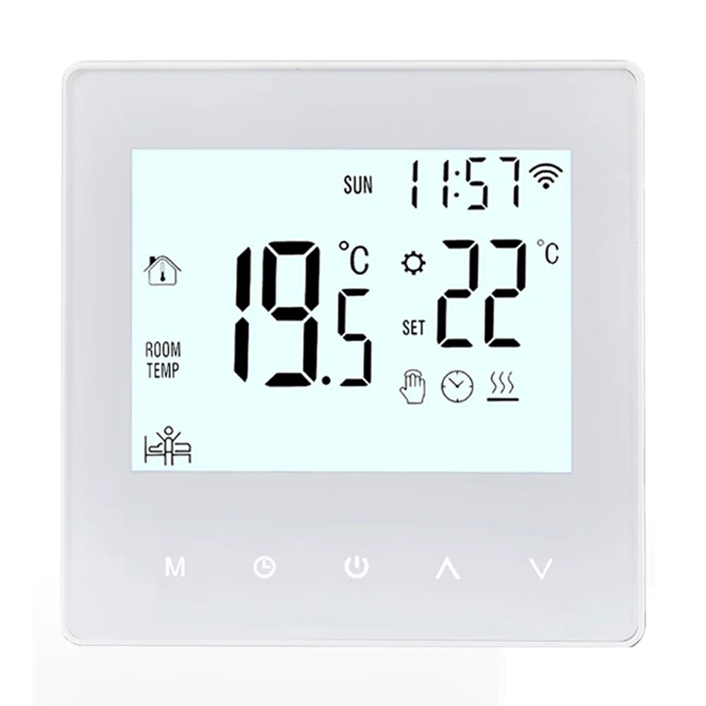 Smart Tuya WiFi Thermostat 3A/16A Digital Programmable Underfloor Heating Temperature Controller Intelligent Wall Thermostat