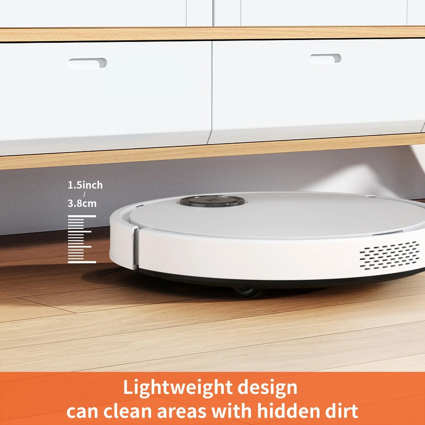 Smart robot vacuum cleaner with APP remote control, suitable for busy families, multi-functional floor cleaning sweeper