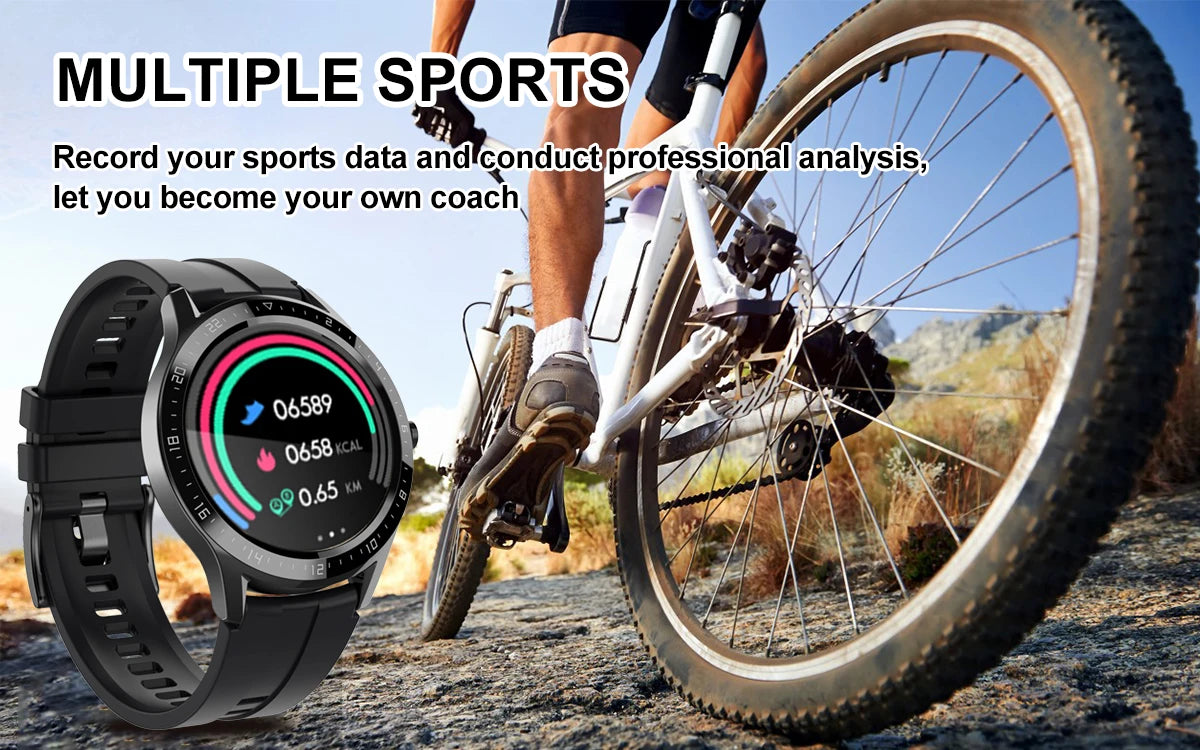 Fitness Tracker Smart Watch 1.28 Inch HD Display Sports Smartwatch Health Monitoring IP67 Waterproof Watches Men Women
