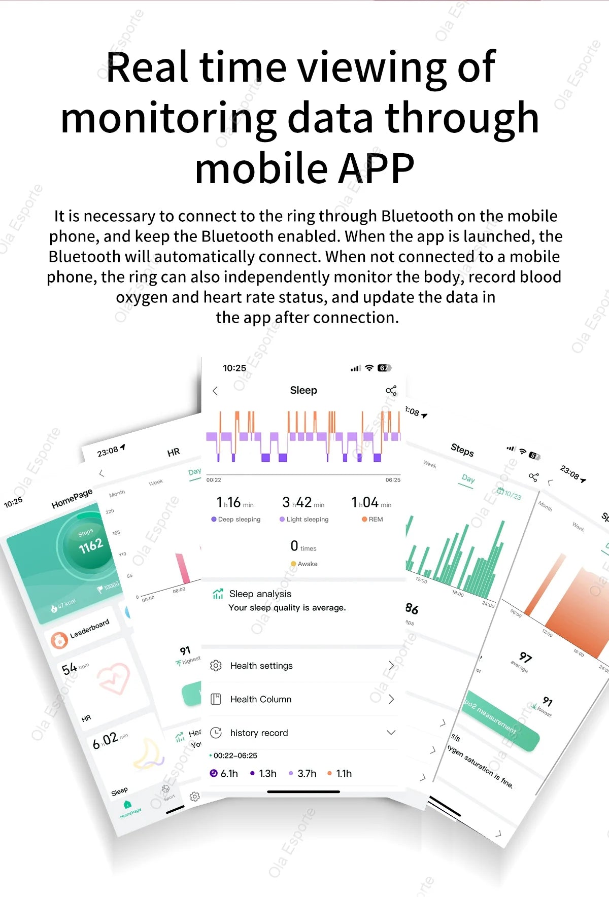 New Smart Ring Waterproof Health Monitor Smartring Take Photo Exercise Record Bluetooth Ring Birthday Gift Men Women
