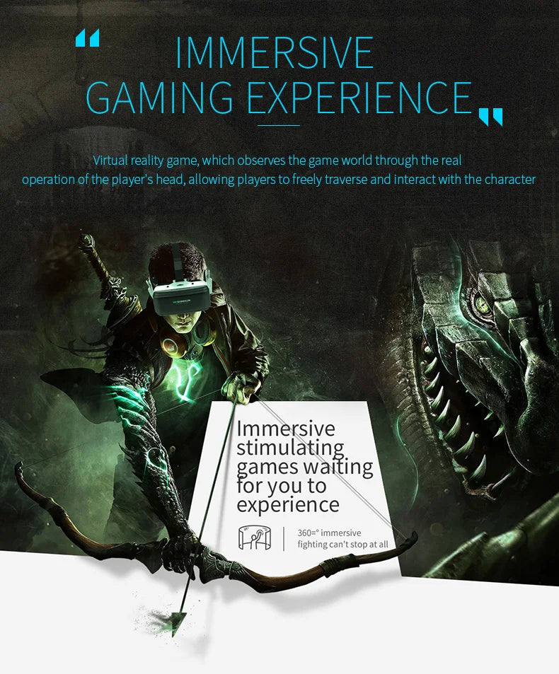 VR Shinecon Casque Headset Virtual Reality Glasses 3D Helmet 3 D For iPhone Android Smart Phone Smartphone Goggles Viar Mobile