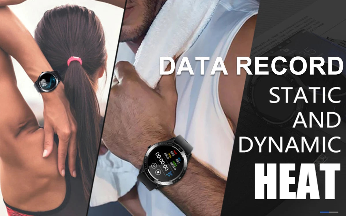 Fitness Tracker Smart Watch 1.28 Inch HD Display Sports Smartwatch Health Monitoring IP67 Waterproof Watches Men Women