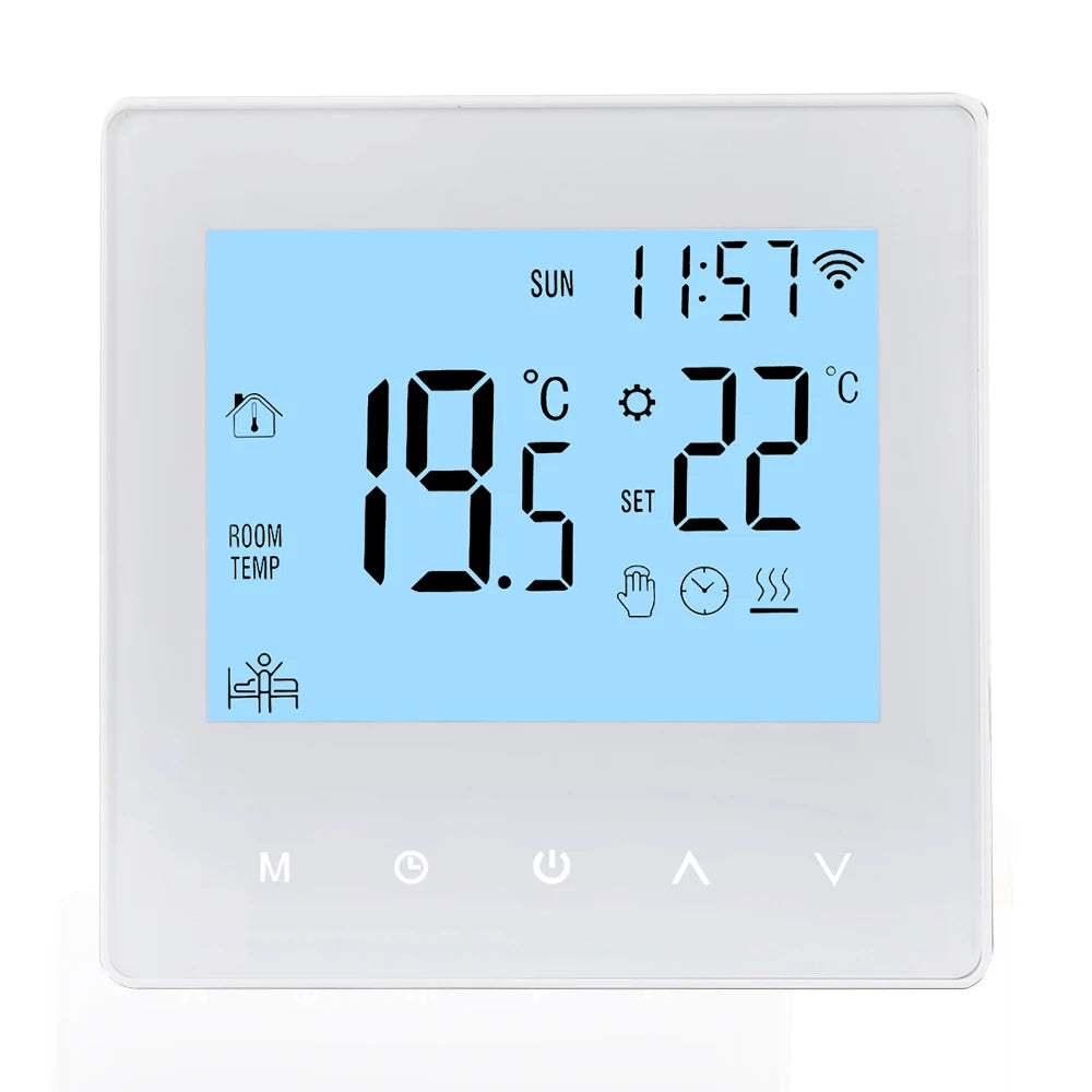 Smart Tuya WiFi Thermostat 3A/16A Digital Programmable Underfloor Heating Temperature Controller Intelligent Wall Thermostat
