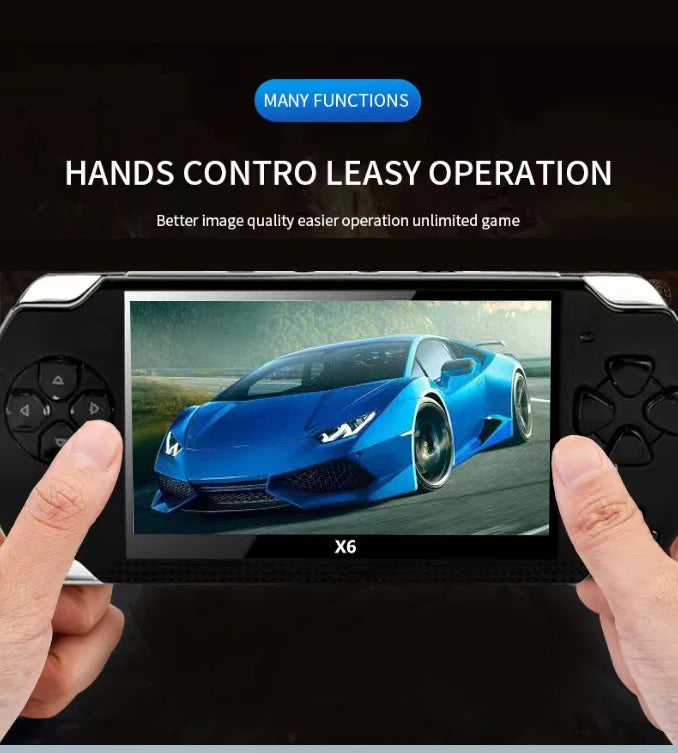 Handheld Portable Retro Video Game Console Videogame Arcade Player for Children Mini Machine Emulator Retrogame Gaming Station