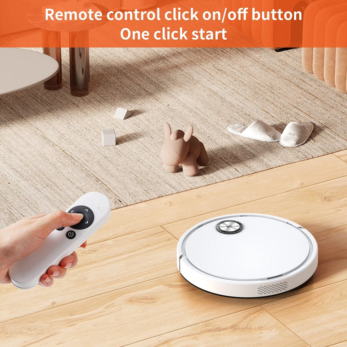 Smart robot vacuum cleaner with APP remote control, suitable for busy families, multi-functional floor cleaning sweeper